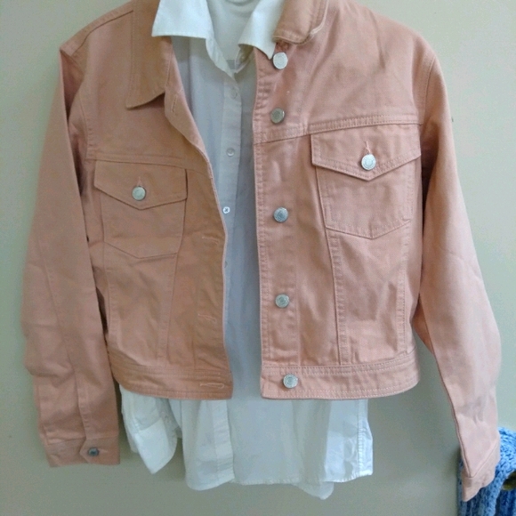 Gap pink Denim Jacket - Picture 1 of 6